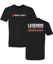 Legends Never Quit Tee - Black